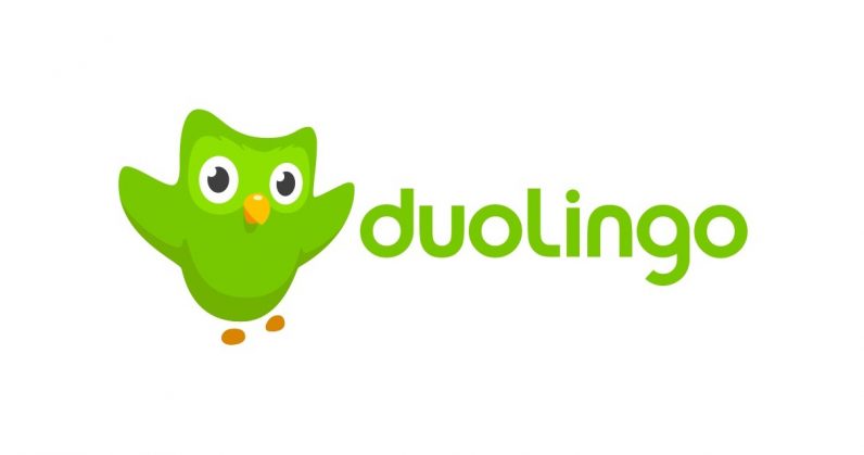 Duolingo với chú chim xanh biểu tượng
